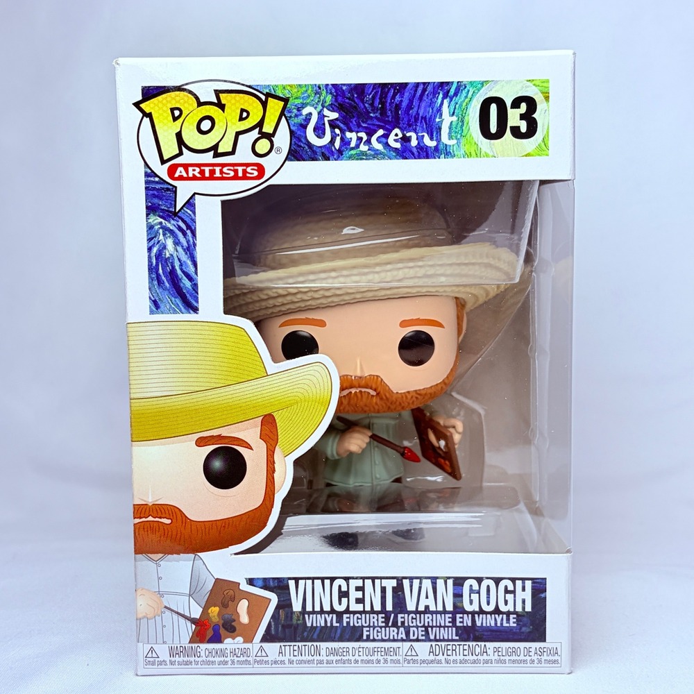 Funko Pop Artists Vincent Van Gogh #03 Vinyl Figure Starry Night Art Box‎ 2019